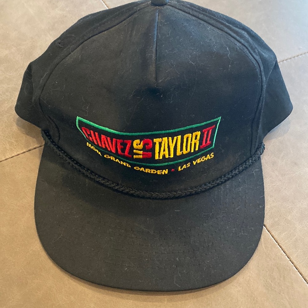Chavez VS Taylor II MGM Grand Las Vegas Black Trucker Hat OS